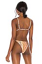 view 3 of 4 Millie Bikini Top in Pretty In Python