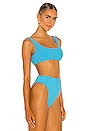 view 2 of 4 Izzie Bikini Top in Aquarius