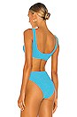 view 3 of 4 Izzie Bikini Top in Aquarius
