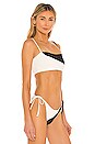view 2 of 5 Ari Bikini Top in Black & Cream