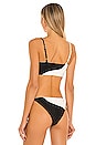 view 4 of 5 Ari Bikini Top in Black & Cream