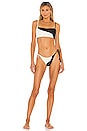 view 5 of 5 Ari Bikini Top in Black & Cream