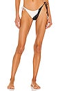 view 1 of 5 Dani Classic Bikini Bottom in Black & Cream