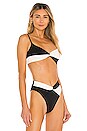 view 2 of 4 TOP BIKINI RINGO in Black & Cream