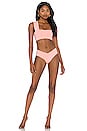 view 4 of 4 Parker Bikini Top in Mellowed Rose