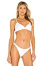 view 1 of 4 X REVOLVE Jean Bikini Top in White