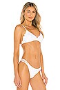 view 2 of 4 X REVOLVE Jean Bikini Top in White