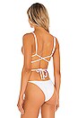view 3 of 5 Kara Bikini Top in White