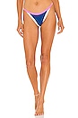 view 1 of 5 Vacay Classic Bikini Bottom in Rosebud, White, & Indigo