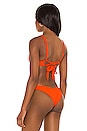 view 3 of 4 Camellia Bikini Top in Poppy