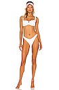 view 4 of 4 Cabana Bitsy Bikini Bottom in White