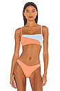 view 1 of 4 TOP BIKINI ARI in Tangy & Blue Sky