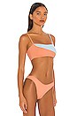 view 2 of 4 TOP BIKINI ARI in Tangy & Blue Sky