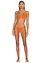 view 4 of 5 BAS DE MAILLOT DE BAIN AUBREE BITSY in Amber