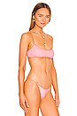 view 2 of 4 Pamela Bikini Top in Crystal Pink & Tangy
