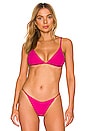 view 1 of 5 Millie Bikini Top in Bougainvillea