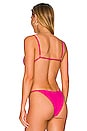 view 3 of 5 Millie Bikini Top in Bougainvillea