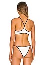 view 3 of 4 Pamela Bikini Top in Cream & Black