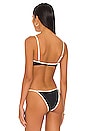 view 3 of 4 Helena Bikini Top in Black & Cream