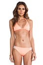 view 1 of 4 TOP BIKINI LE CHIC in Electric Coral