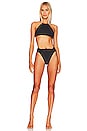 view 4 of 4 Bridgette Bikini Top in Black