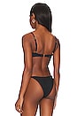 view 3 of 4 Helena Ribbed Bikini Top in Black