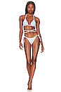 view 4 of 4 Sofia Bikini Top in Ombre Chevron