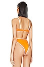 view 3 of 4 Nico Bikini Top in Mango & Cream