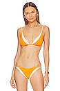 view 1 of 4 Finneas Bikini Top in Mango & Cream