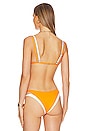 view 3 of 4 Finneas Bikini Top in Mango & Cream