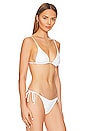 view 2 of 4 Eyelet Brittany Bikini Top in White