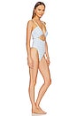 view 2 of 4 Rizzo One Piece in Powder Blue & White