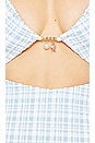 view 4 of 4 Rizzo One Piece in Powder Blue & White