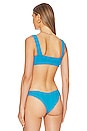 view 3 of 4 Willow Bikini Top in Electric Blue