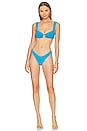 view 4 of 4 Willow Bikini Top in Electric Blue