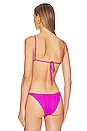 view 3 of 4 Brittany Bikini Top in Bright Fuchsia