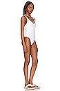 view 2 of 4 Gianna One Piece in White Pointelle