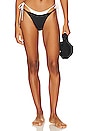 view 1 of 4 x REVOLVE Mackena Bikini Bottom in Black & Cream