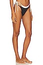 view 2 of 4 x REVOLVE Mackena Bikini Bottom in Black & Cream