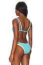 view 3 of 4 Fused Finneas Bikini Top in Island & Cucumber