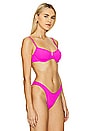 view 2 of 4 Hunter Bikini Top in Bright Fuchsia