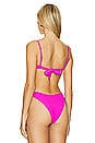 view 3 of 4 Hunter Bikini Top in Bright Fuchsia