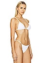view 2 of 4 Lindsay Bikini Top in White