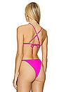 view 3 of 4 Lindsay Bikini Top in Bright Fuchsia