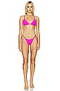 view 4 of 4 Remi Bikini Bottom in Bright Fuchsia