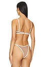 view 4 of 5 Selena Bikini Top in Saddle & Cream