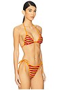 view 2 of 4 TOP BIKINI LOTUS in Sunset Stripe