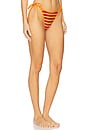 view 2 of 4 Levy Bikini Bottom in Sunset Stripe