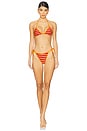 view 4 of 4 Levy Bikini Bottom in Sunset Stripe