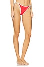 view 2 of 4 Levy Bikini Bottom in Grapefruit & Cream